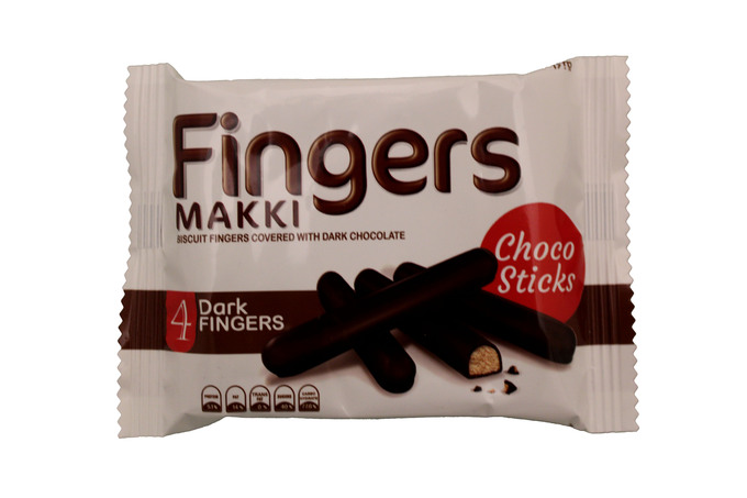 اصابع بسكويت مغطسة بالشوكولا مشكلة مكي 4 اصابع